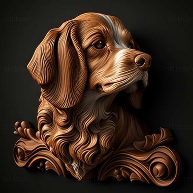 3D model Aidi dog (STL)